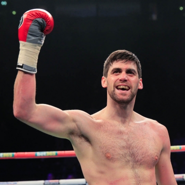 23-11-13PHONES4U ARENA, MANCHESTER.PIC;LAWRENCE LUSTIGCommonwealth Super Middleweight ChampionshipROCKY FIELDING v LUKE BLACKLEDGEFielding celebrates stopping  BLACKLEDGE in the 1st rd